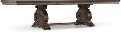 Rhapsody Rectangle Dining Table – Walnut Rustic Finish