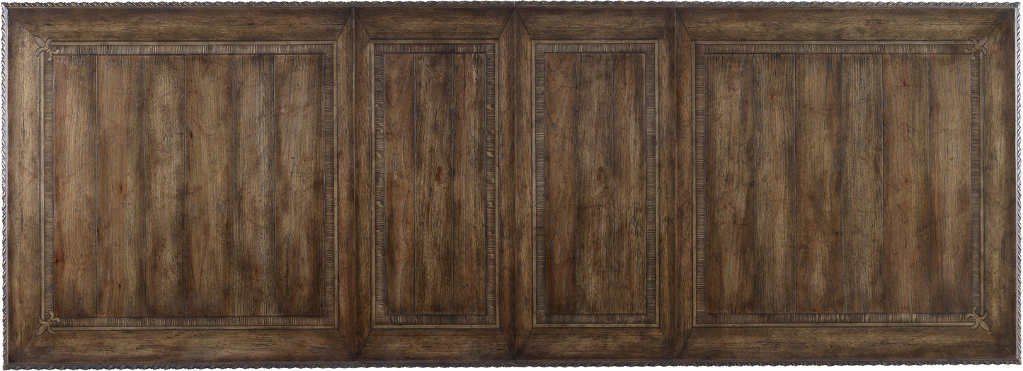 Rhapsody Rectangle Dining Table – Walnut Rustic Finish