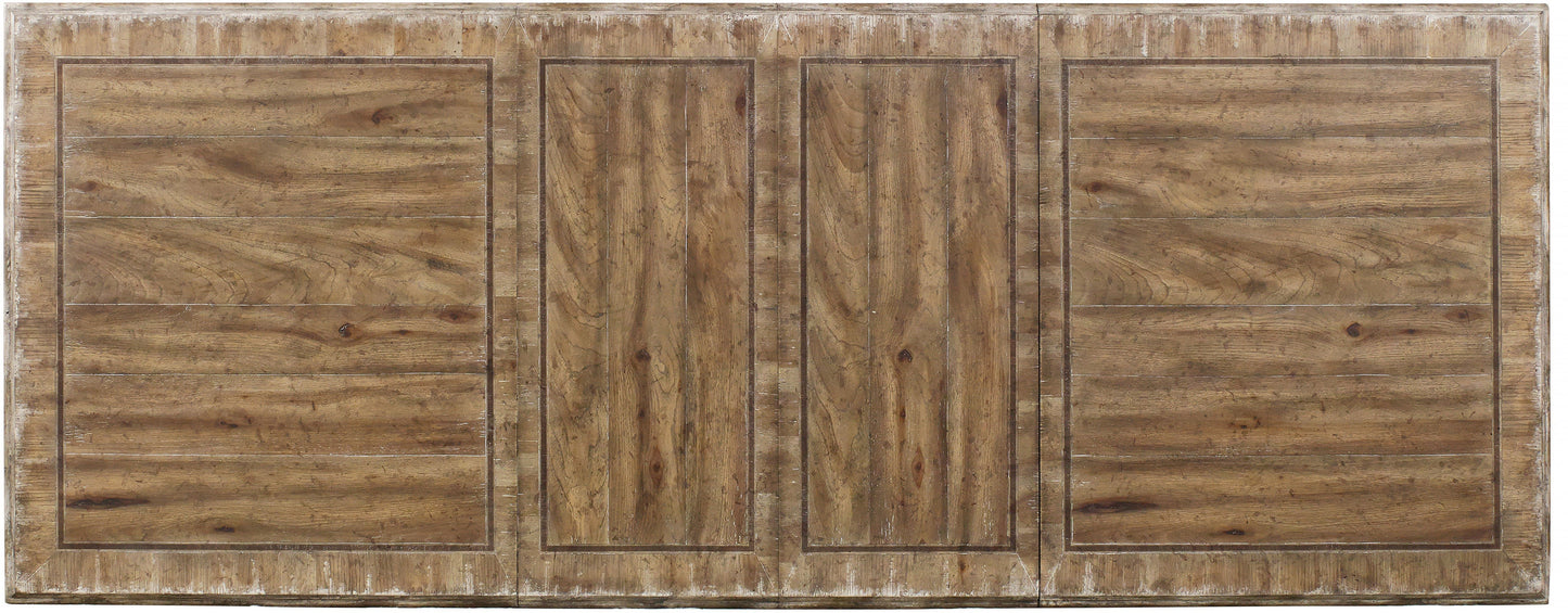 Chatelet Rectangle Leg Dining Table – Caramel Froth Veneers