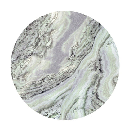 Celia 48 Round Dining Table with Green Onyx Panda Marble