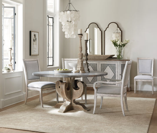 Boheme Ascension 60 Round Dining Table – Adjustable Height