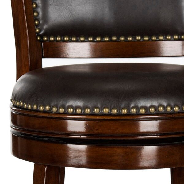 Lazzaro Bar Stool in Espresso Brown