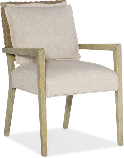 Surfrider Woven Back Arm Chair