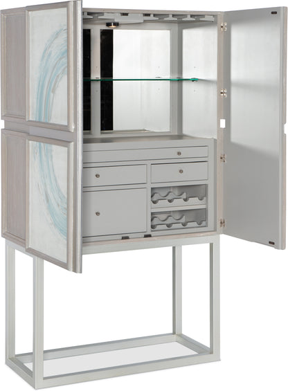 Melange Kandin Bar Cabinet