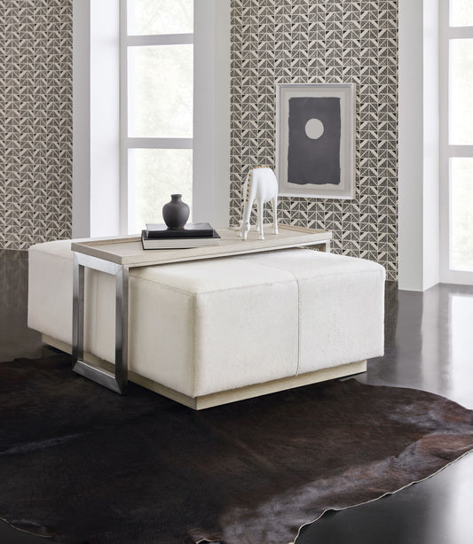 Melange Bridged Cocktail Table