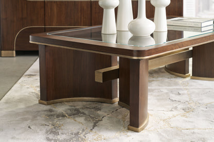Melange Contours Cocktail Table