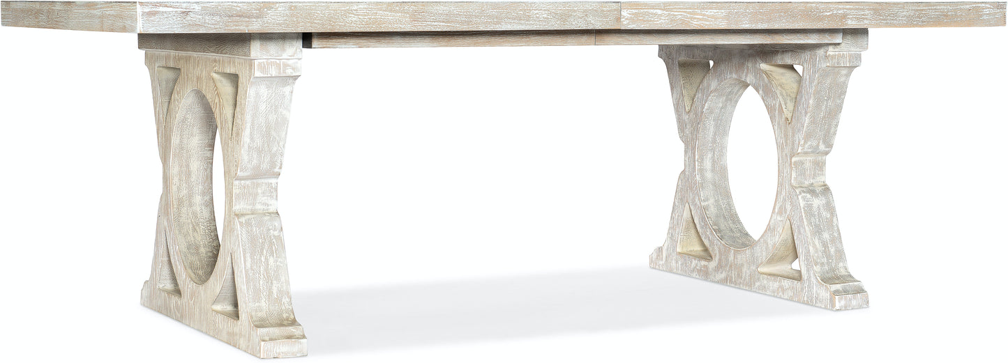 Serenity Topsail Rectangle Dining Table – Whitewashed Oak