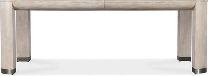 Modern Mood Leg Dining Table – Diamond Oak & Pewter Accents