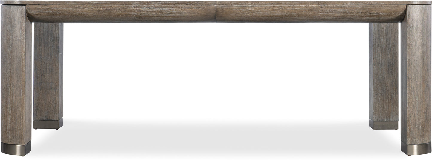 Modern Mood Dining Table in Mink with 24-Inch Leaf