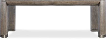 Modern Mood Dining Table in Mink with 24-Inch Leaf