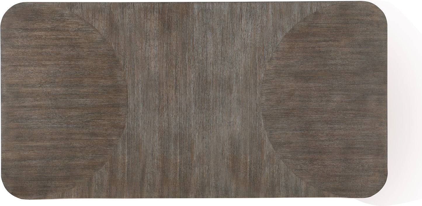 Modern Mood Dining Table in Mink with 24-Inch Leaf