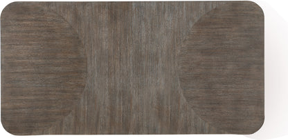 Modern Mood Dining Table in Mink with 24-Inch Leaf