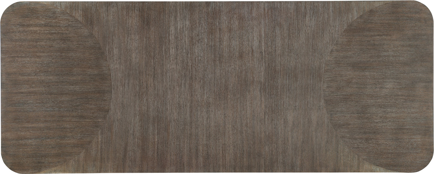 Modern Mood Dining Table in Mink with 24-Inch Leaf