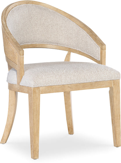 Retreat Cane Barrel Back Chair Dune Organic Casual Dining