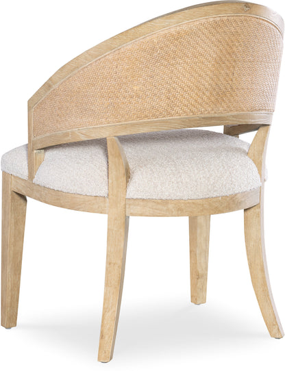 Retreat Cane Barrel Back Chair Dune Organic Casual Dining