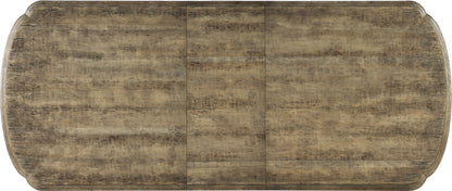 La Grange Le Vieux Double Pedestal Table – Pecky Hickory