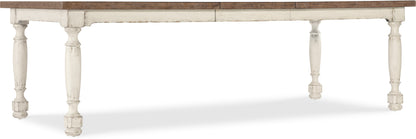 Casual Dining Americana Leg Table – Oak Veneer, Two-Tone