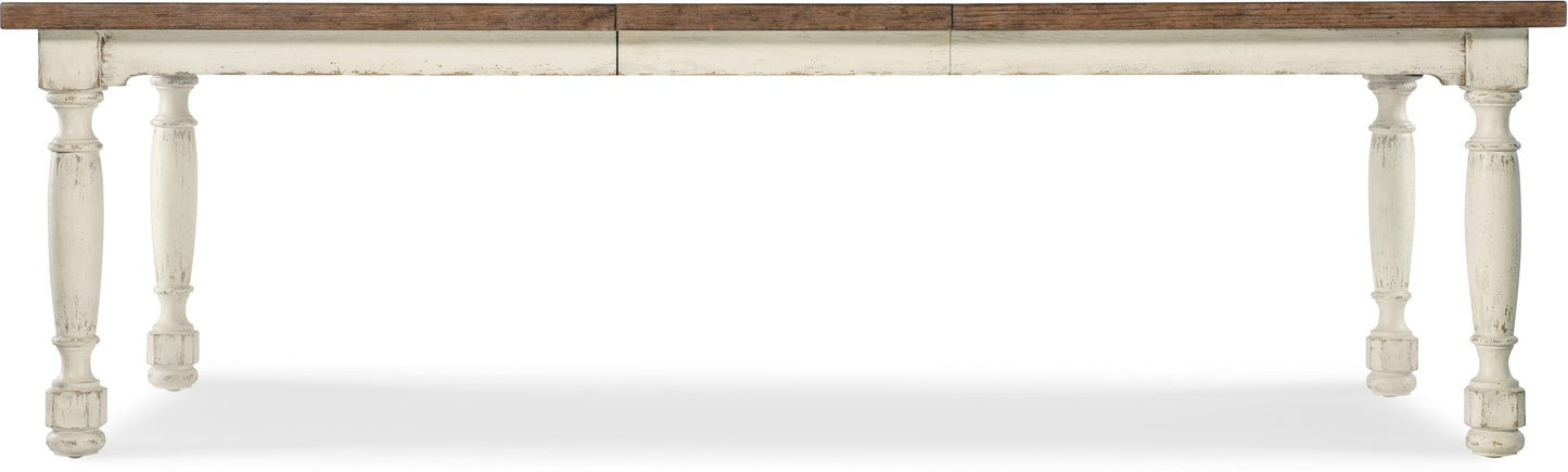 Casual Dining Americana Leg Table – Oak Veneer, Two-Tone