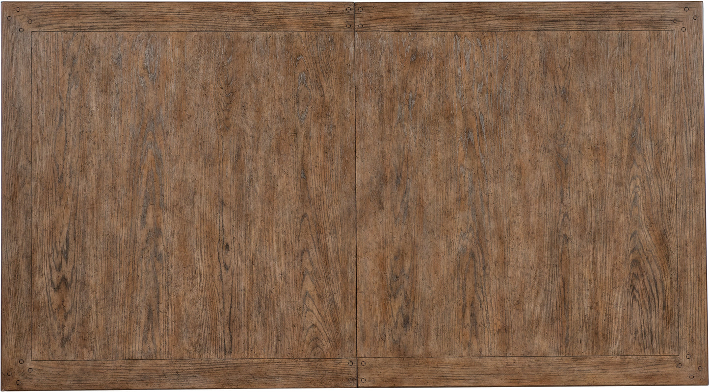 Casual Dining Americana Leg Table – Oak Veneer, Two-Tone