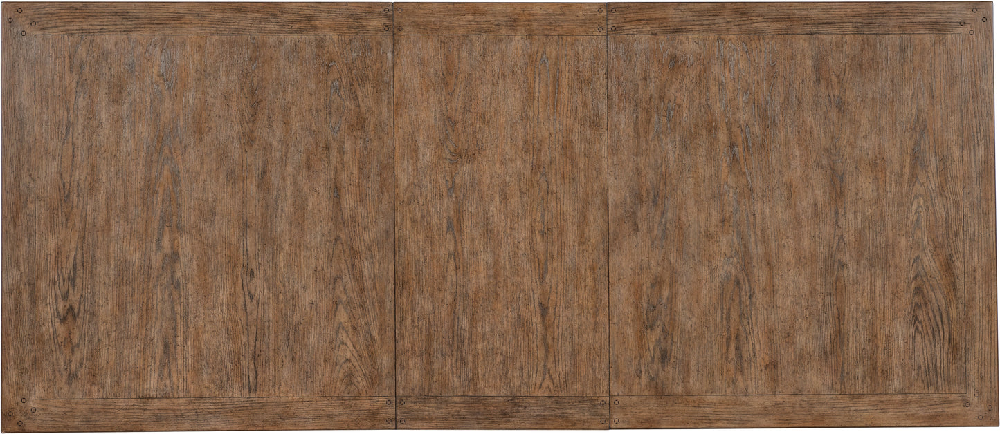 Casual Dining Americana Leg Table – Oak Veneer, Two-Tone