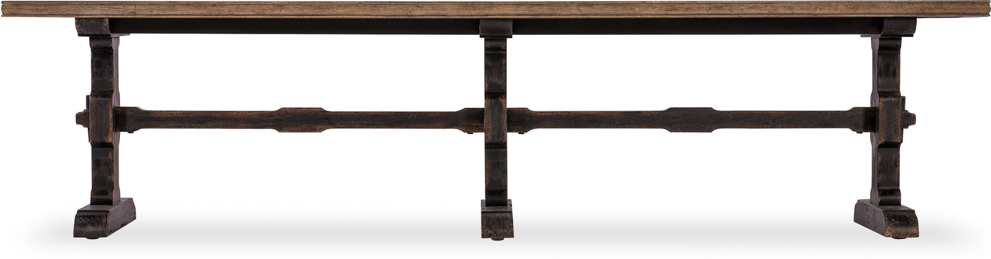Americana Trestle Rectangle Cocktail Table