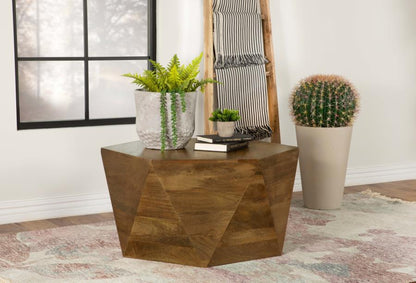 Zalika Hexagonal Coffee Table in Natural