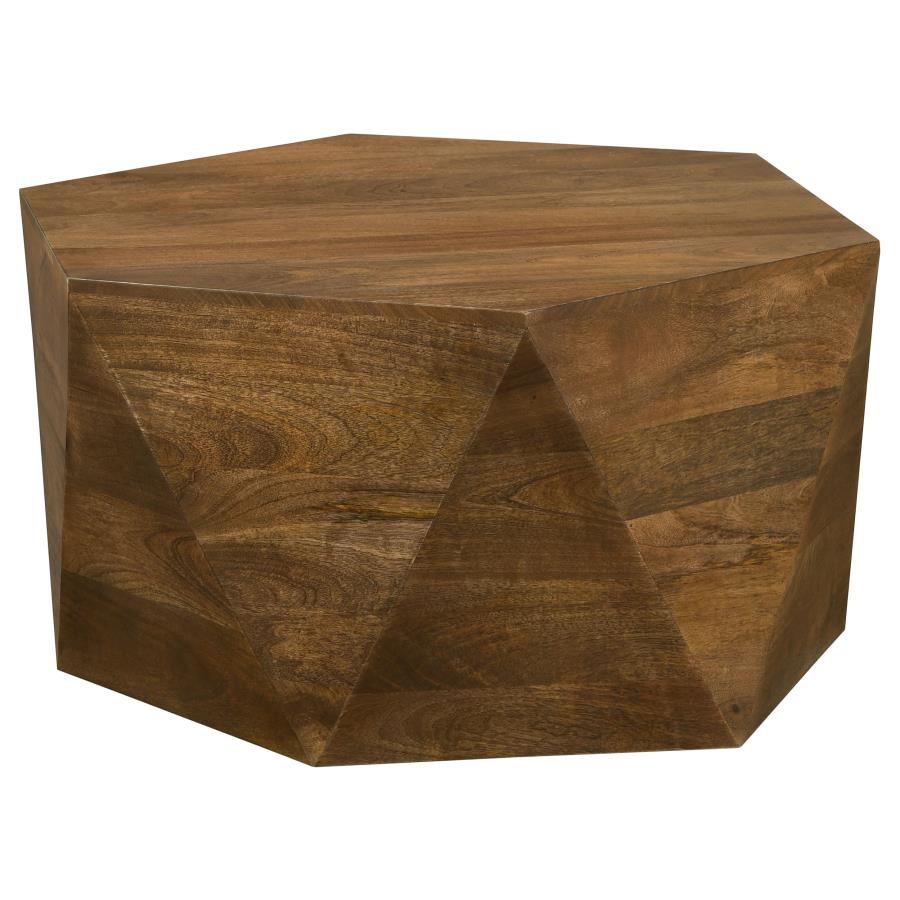 Zalika Hexagonal Coffee Table in Natural