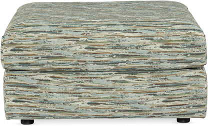 Cobble Hill Sectional with Ottoman – Chocolate Brown