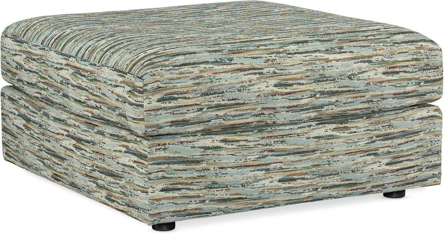 Cobble Hill Sectional with Ottoman – Chocolate Brown