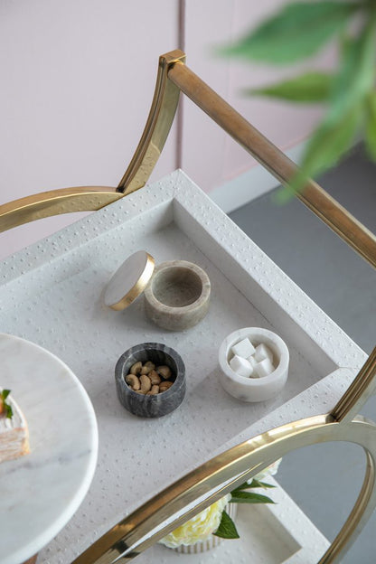 Ketch 3-Tier Marble Stacking Jars Lid – Black, White, Brown