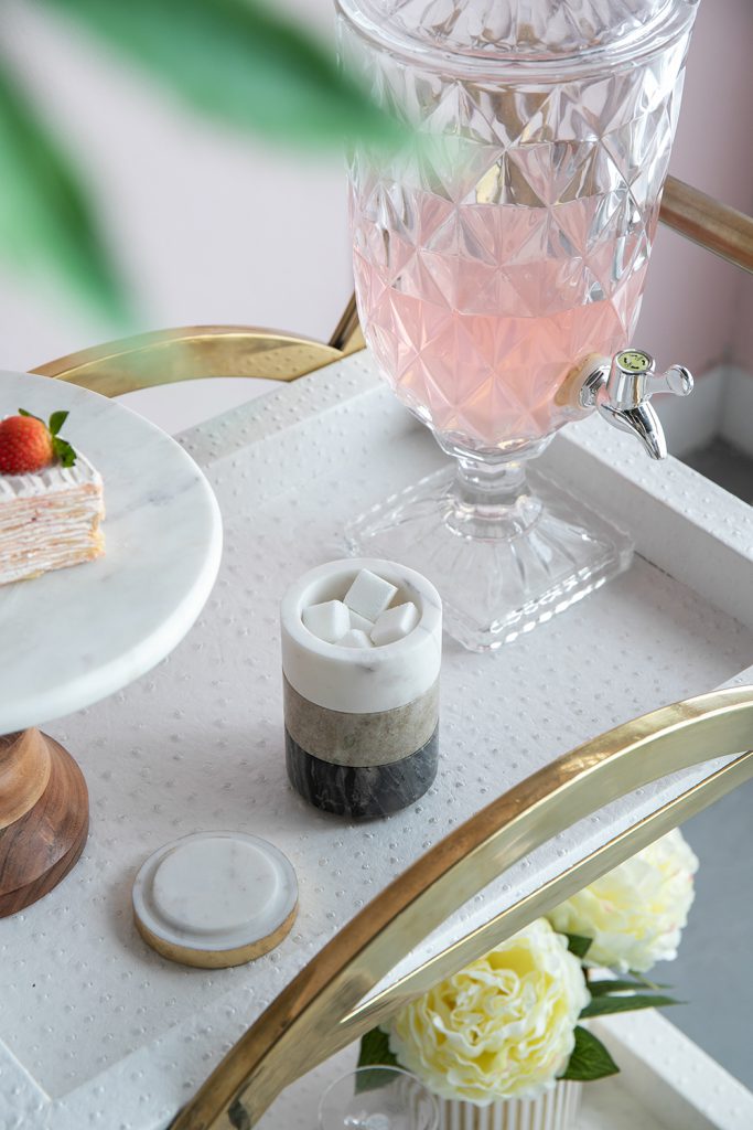 Ketch 3-Tier Marble Stacking Jars Lid – Black, White, Brown