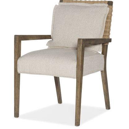 Sundance Woven Back Dining Arm Chair