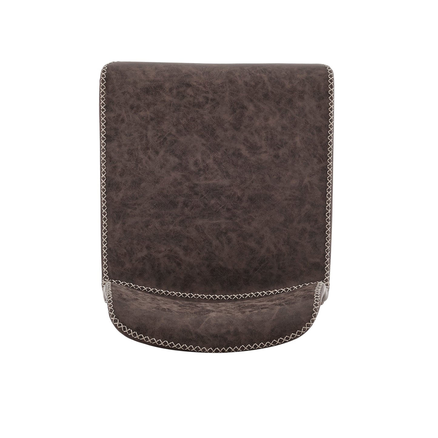 Jayden PU Counter Stool – Vintage Coffee Brown, Set of 2