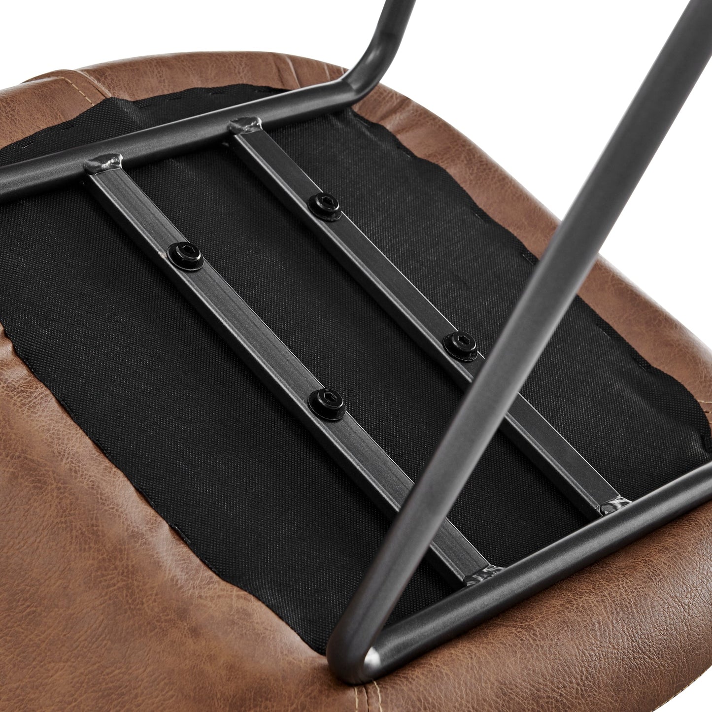 Watson KD PU Counter Stool, Umber Brown