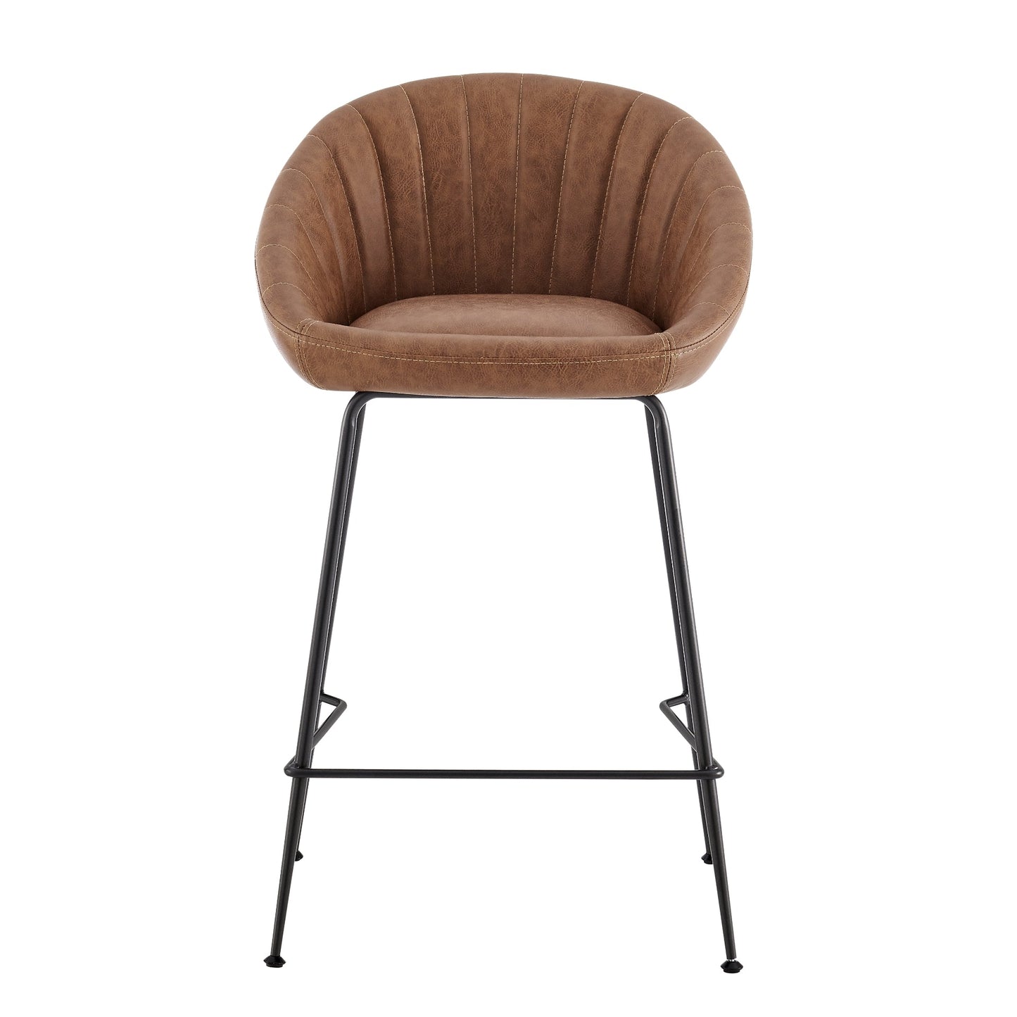 Watson KD PU Counter Stool, Umber Brown