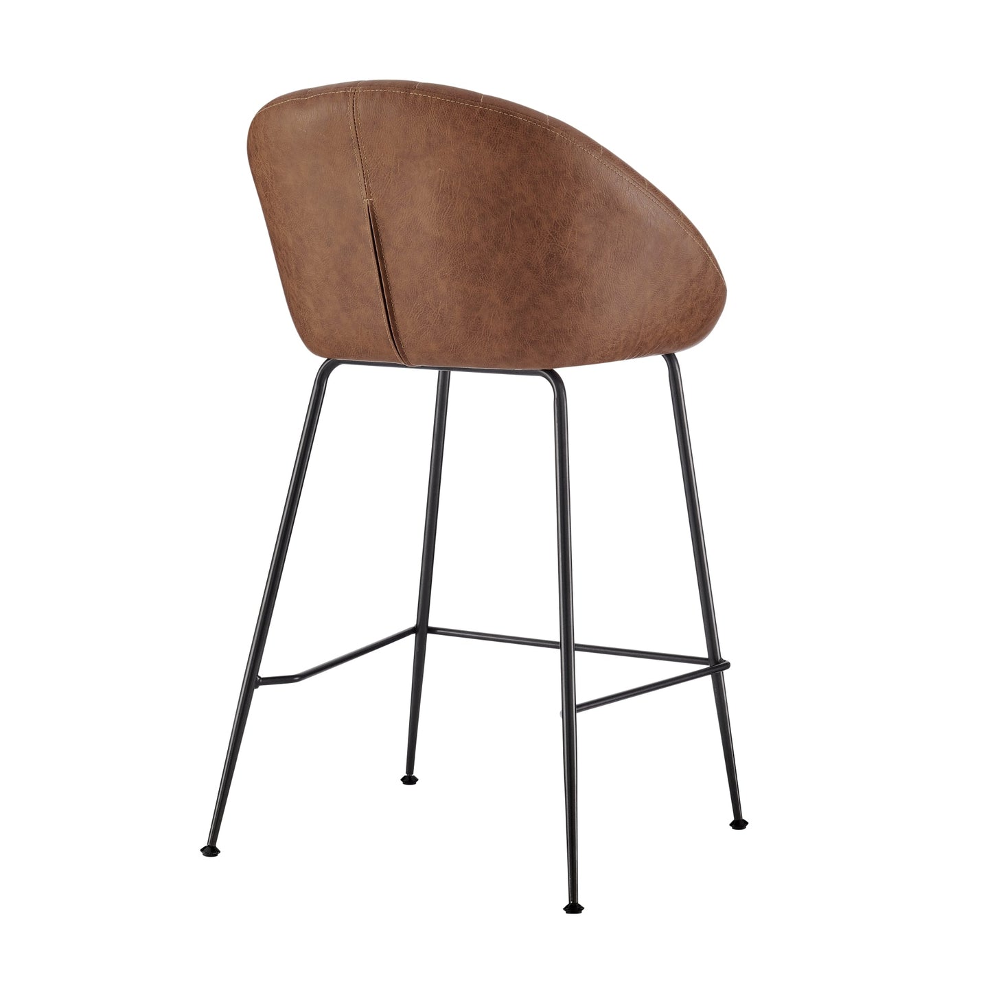 Watson KD PU Counter Stool, Umber Brown
