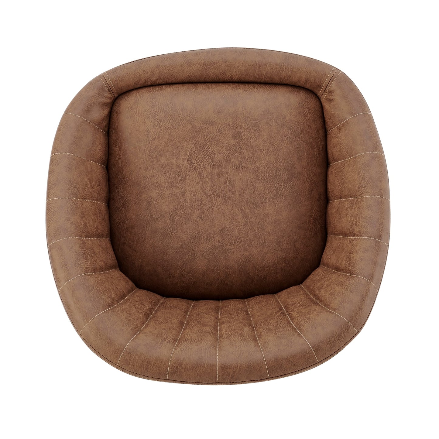 Watson KD PU Counter Stool, Umber Brown