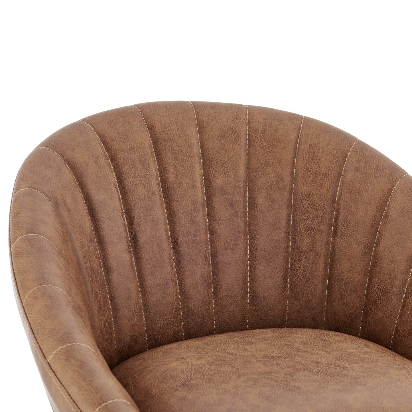 Watson KD PU Counter Stool, Umber Brown