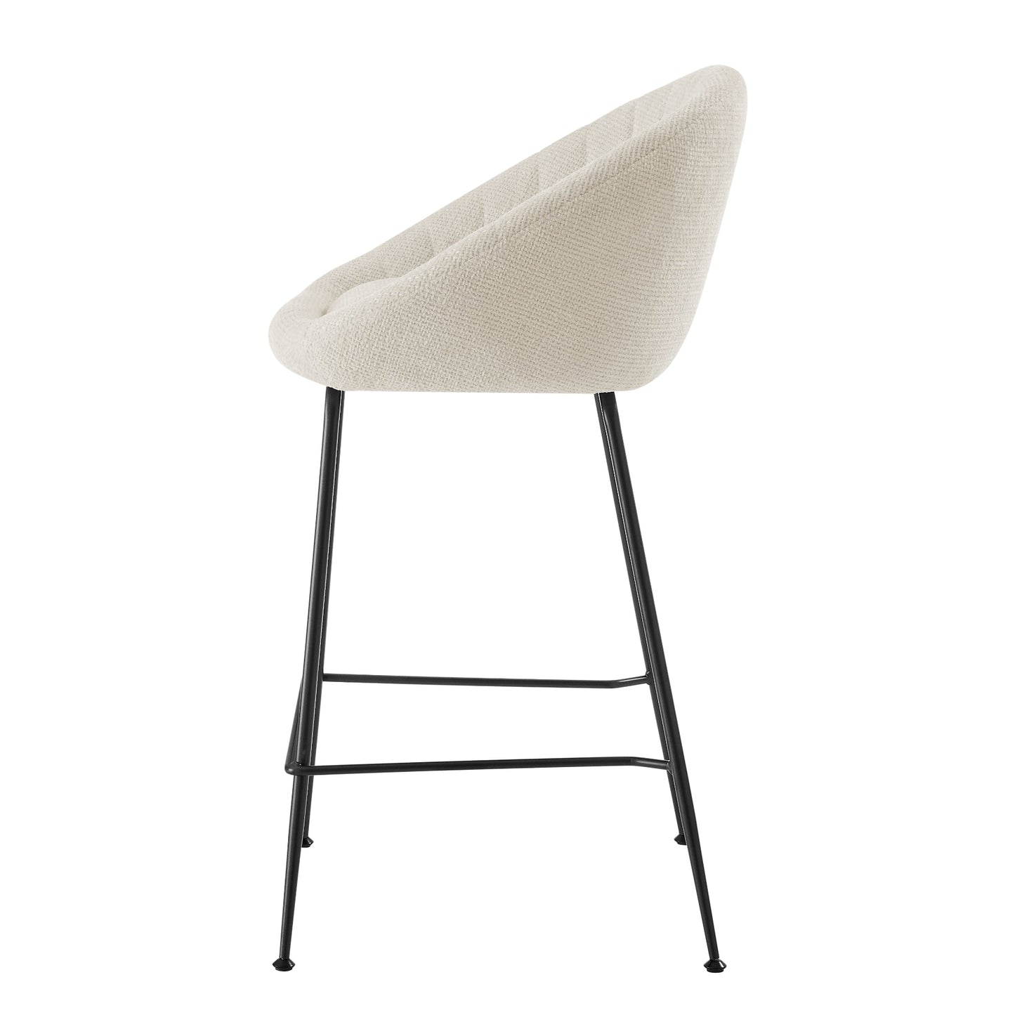 Watson KD Fabric Counter Stool, Haga Ivory