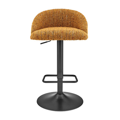 Jorrell Gaslift Swivel Bar Stool – Zenith Mustard Fabric