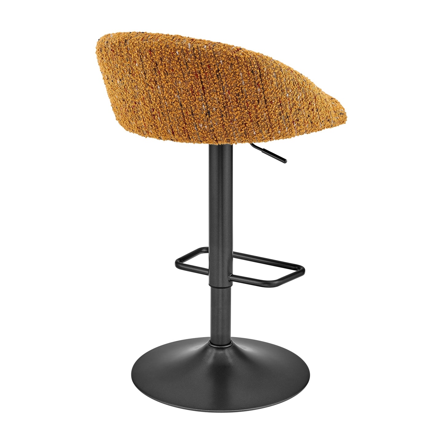 Jorrell Gaslift Swivel Bar Stool – Zenith Mustard Fabric