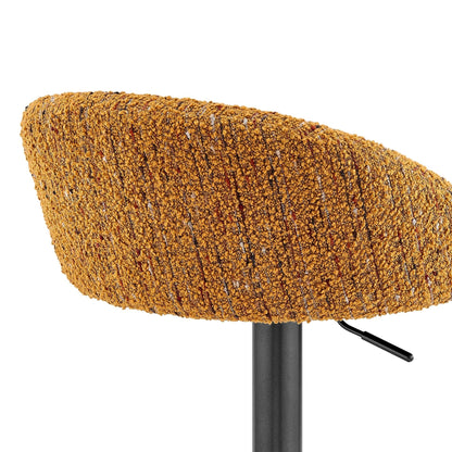 Jorrell Gaslift Swivel Bar Stool – Zenith Mustard Fabric
