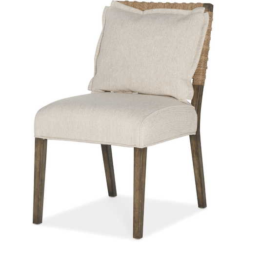 Sundance Woven Back Dining Chair | Cliffside Finish, Cream