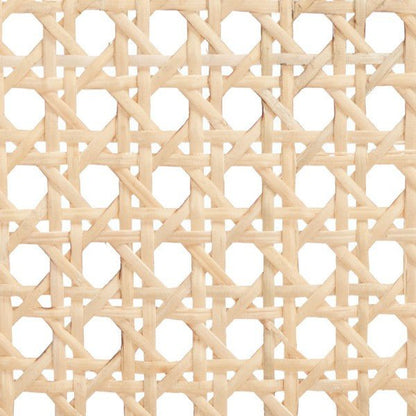 Saito Low Back Cane Bar Stool – Black Beech Wood, Natural