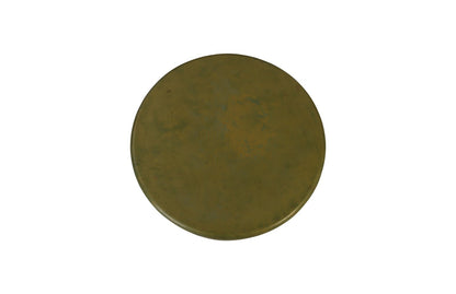 Button Coffee Table in Lichen Finish – Resin & Fiberglass