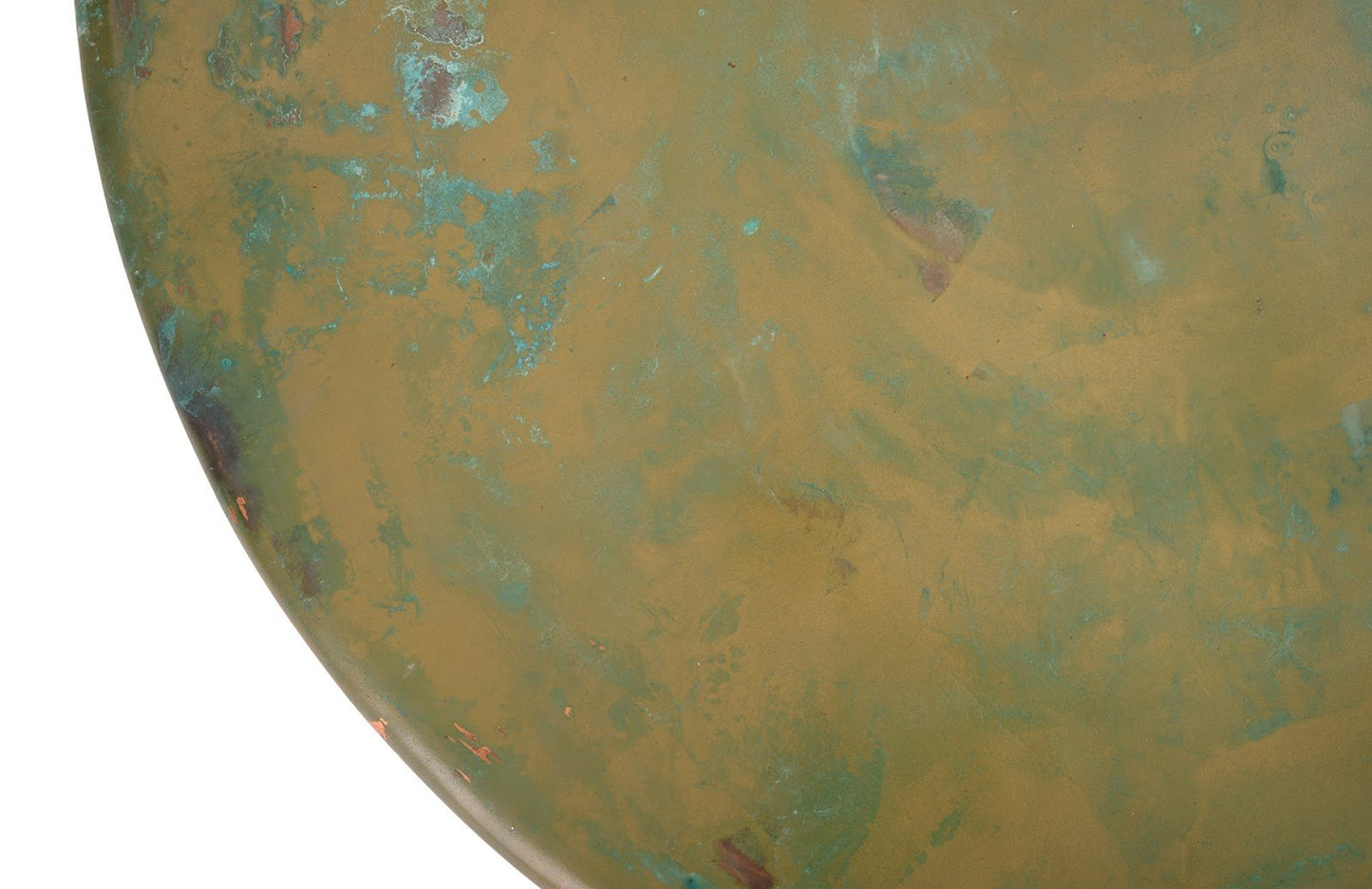 Button Coffee Table in Lichen Finish – Resin & Fiberglass