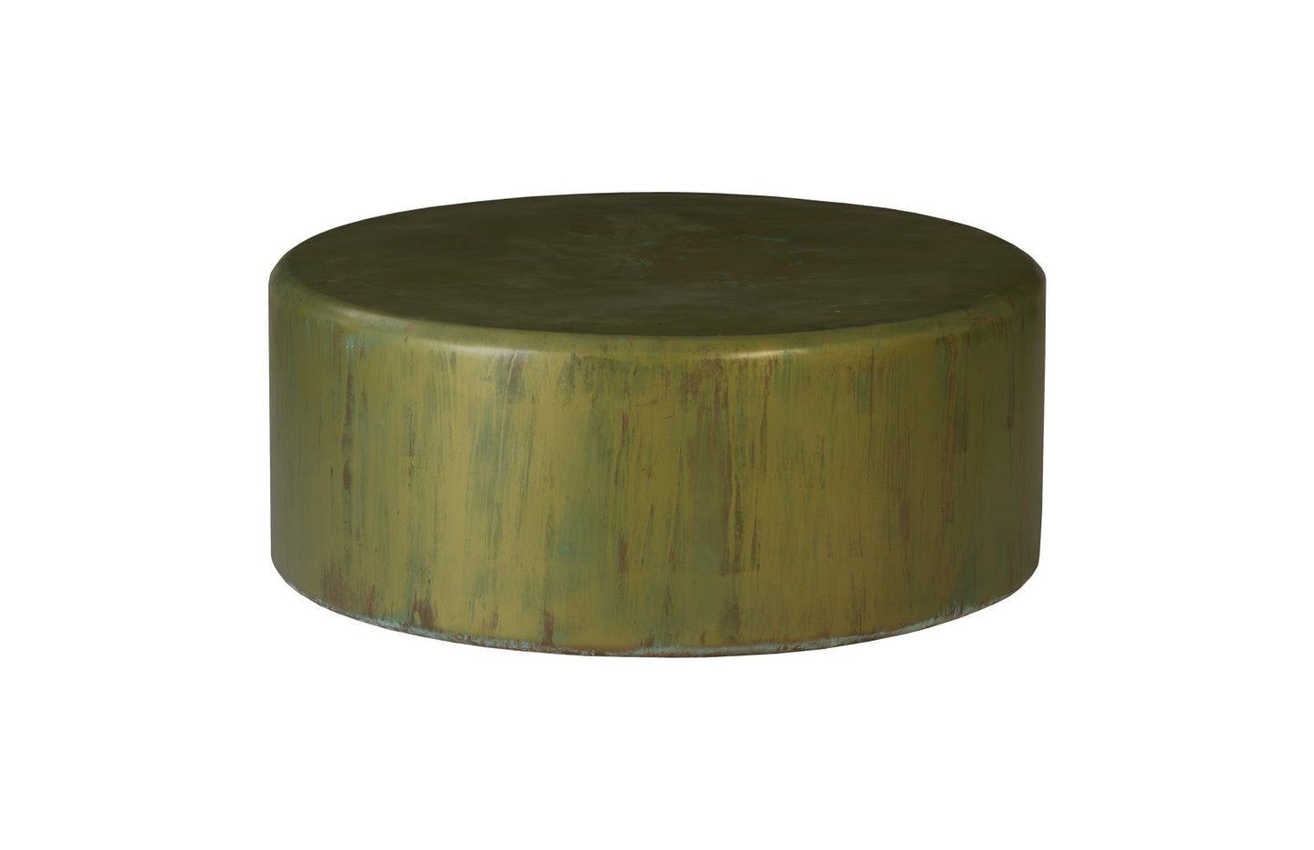 Button Coffee Table in Lichen Finish – Resin & Fiberglass