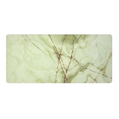 The Naturalist Green Onyx Dining Table with Brushed Gold Leg