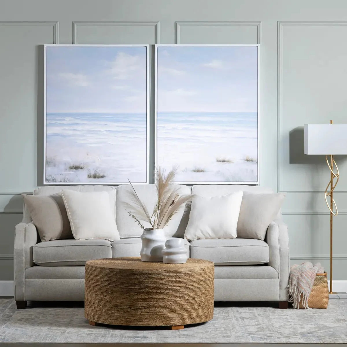 Costa Rica Banana Rope Cocktail Table