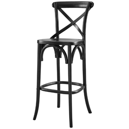 Gear Bar Stool in Black